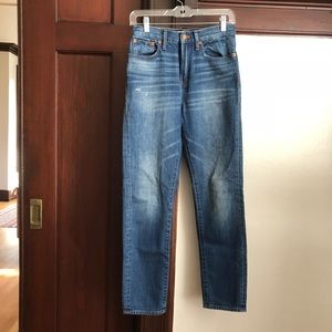 Madewell “The Perfect Vintage Jean” Cropped